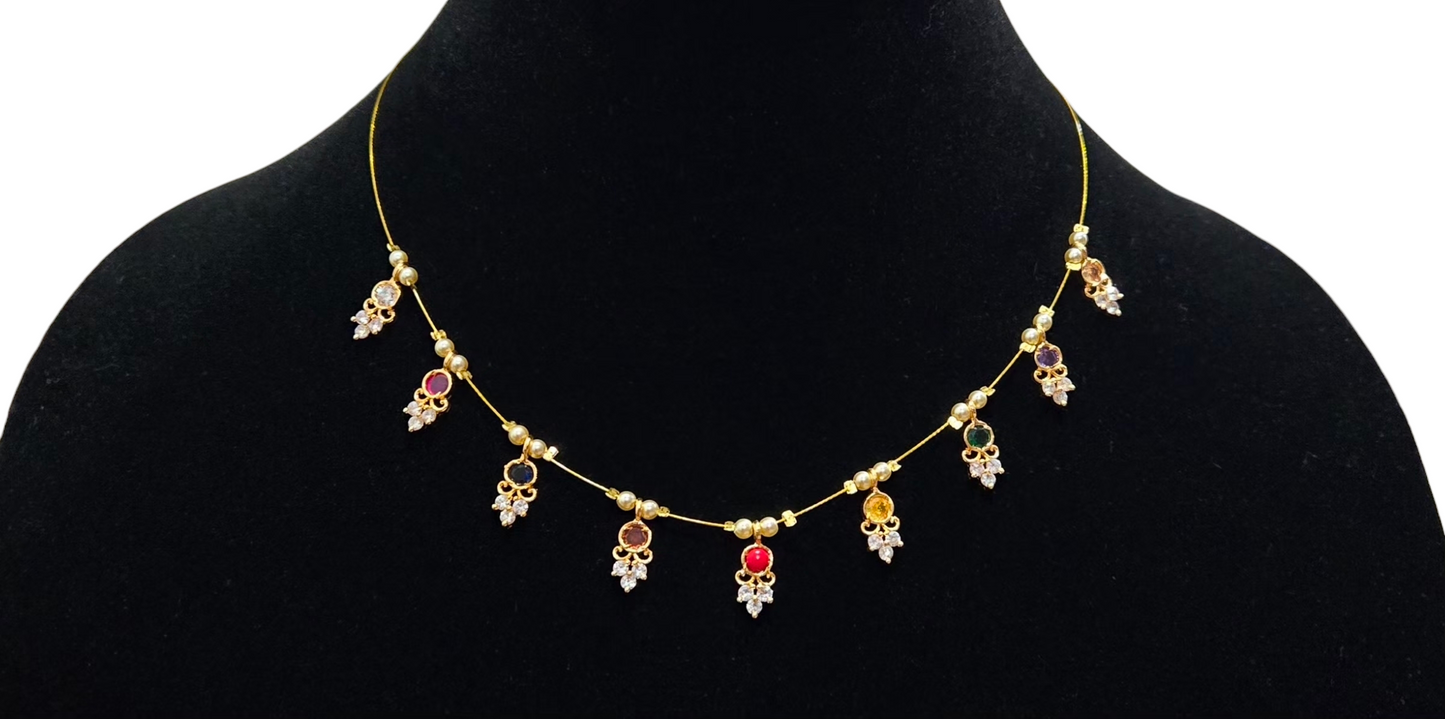 Festive Bloom Multicolor Necklace