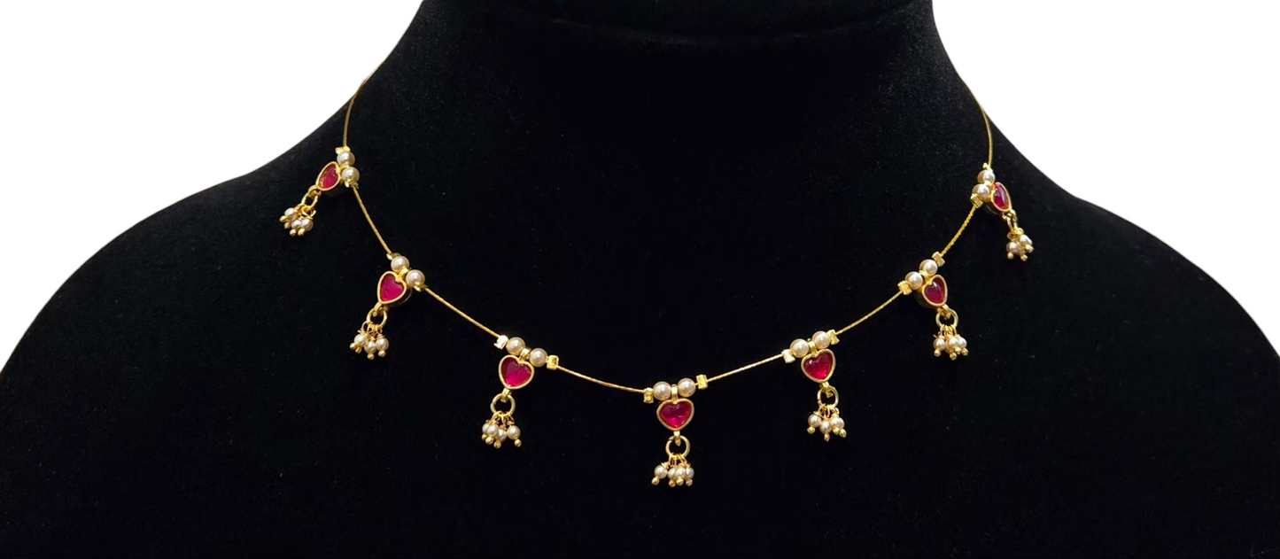 Hearts of Heritage Necklace - Jadav