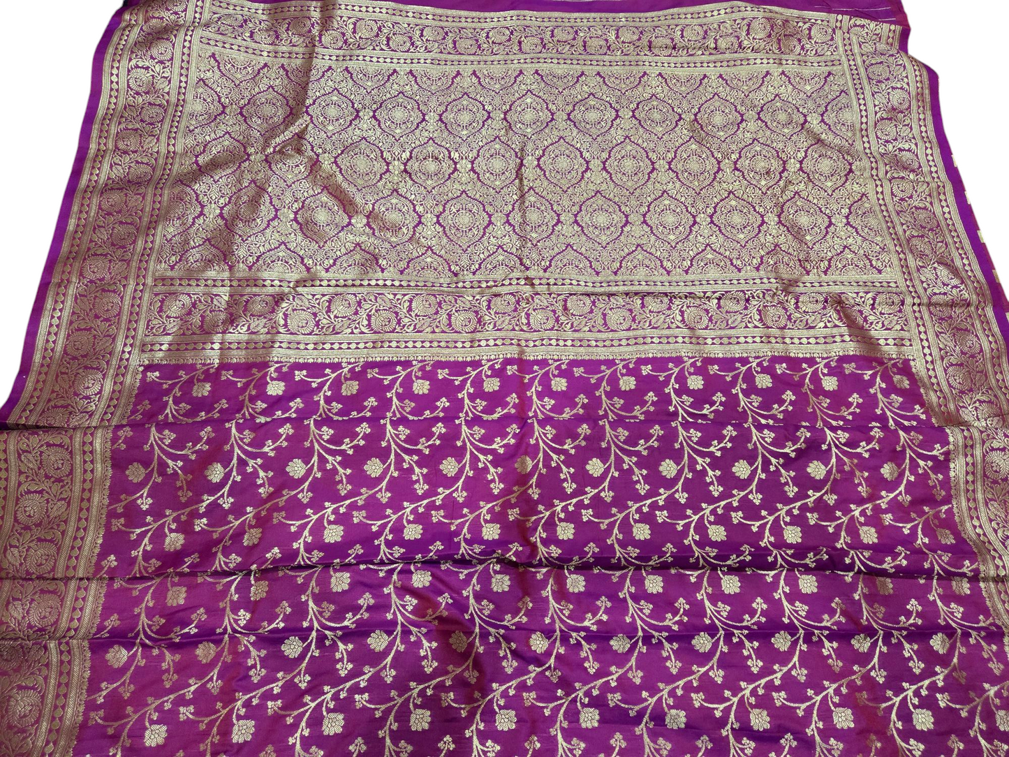 Beautiful Soft Sitara Silk Saree - Magenta Pink