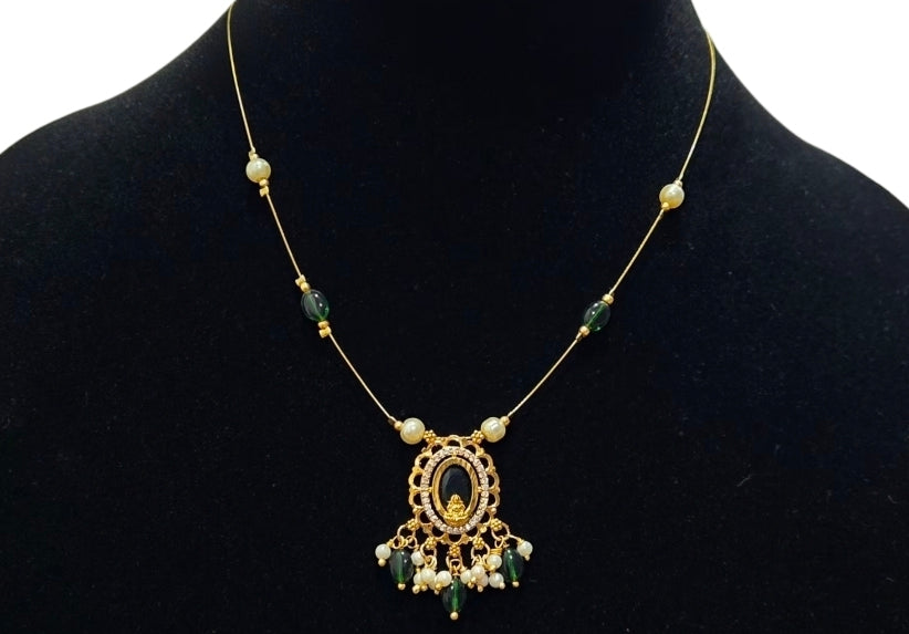 Traditional lakshmi Grace Temple Necklace