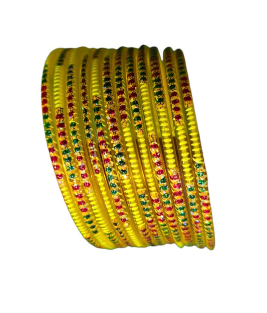 Beautiful designed glass bangles