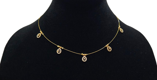 Simple classy antique pendents invisible necklace