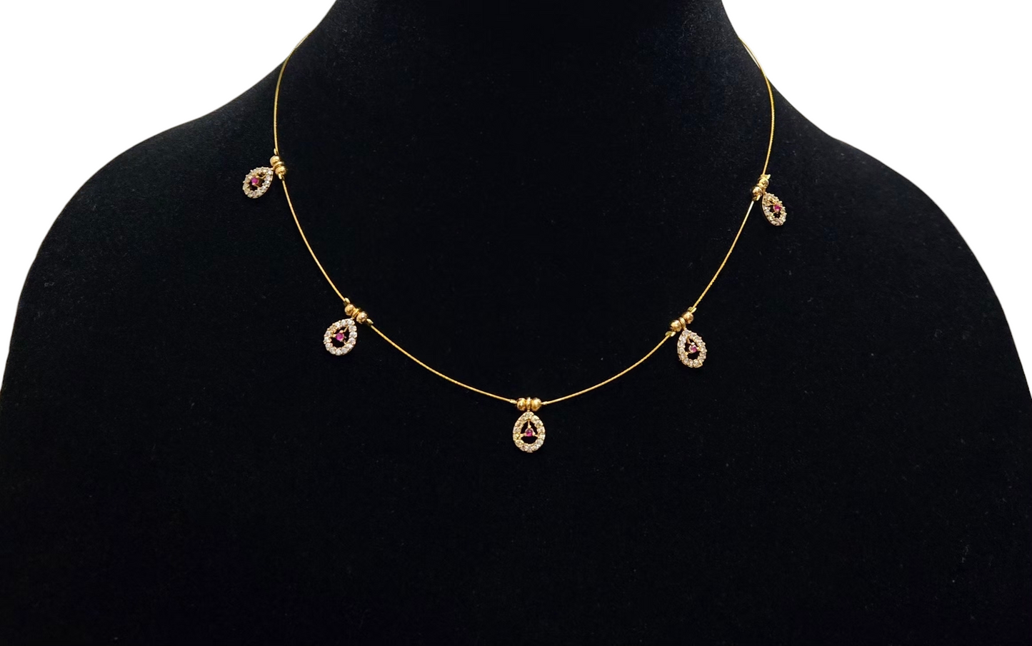 Simple classy antique pendents invisible necklace