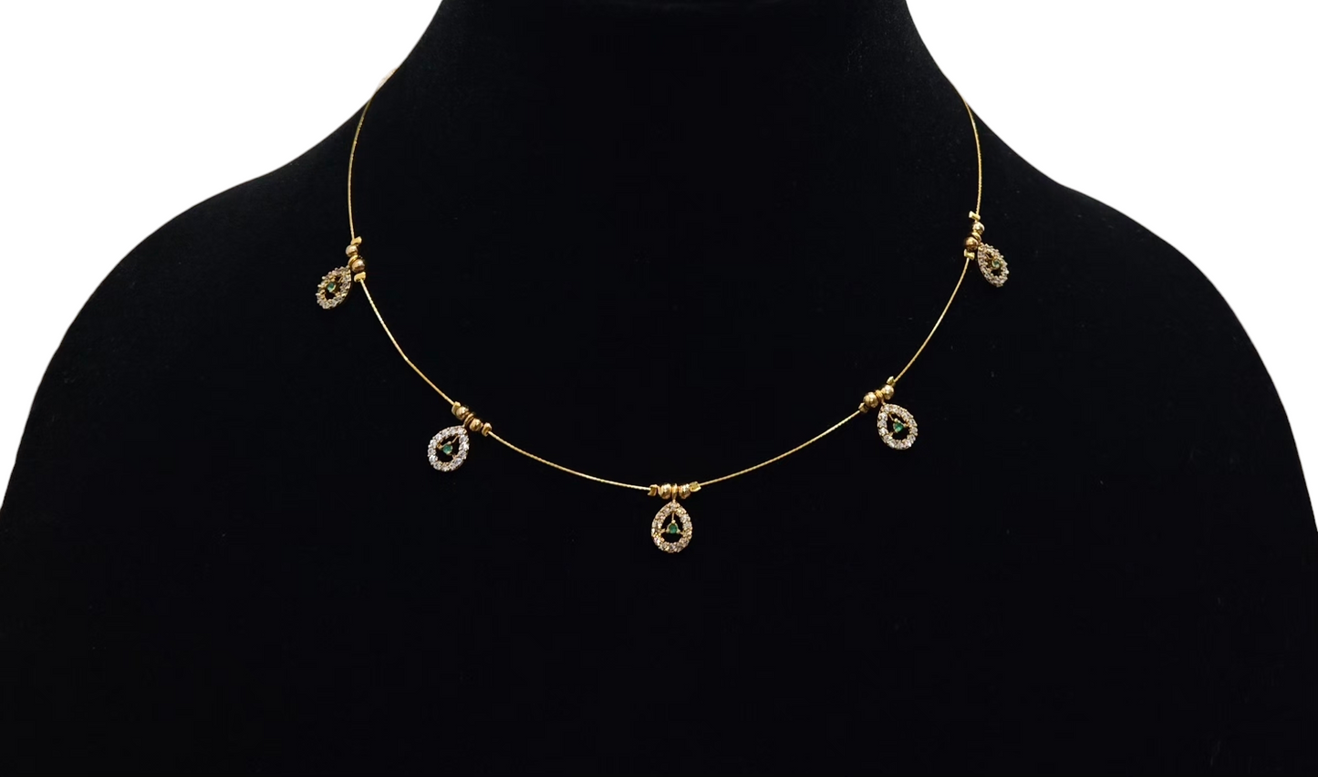 Simple classy antique pendents invisible necklace