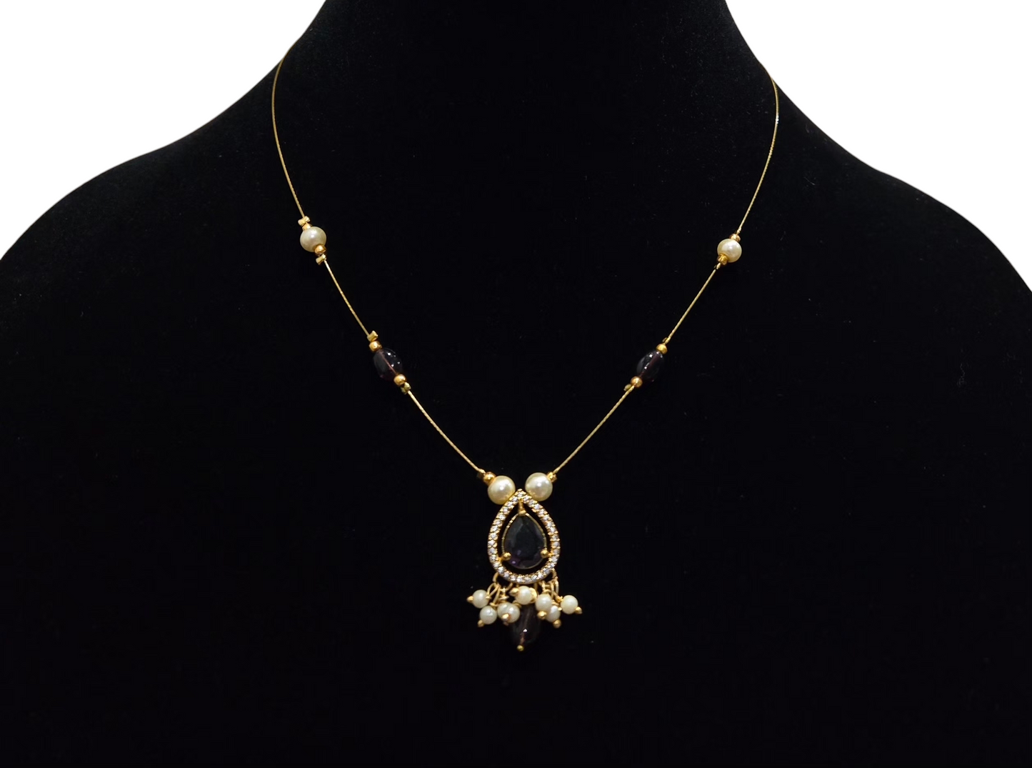 Teardrop Elegance Pendant Necklace