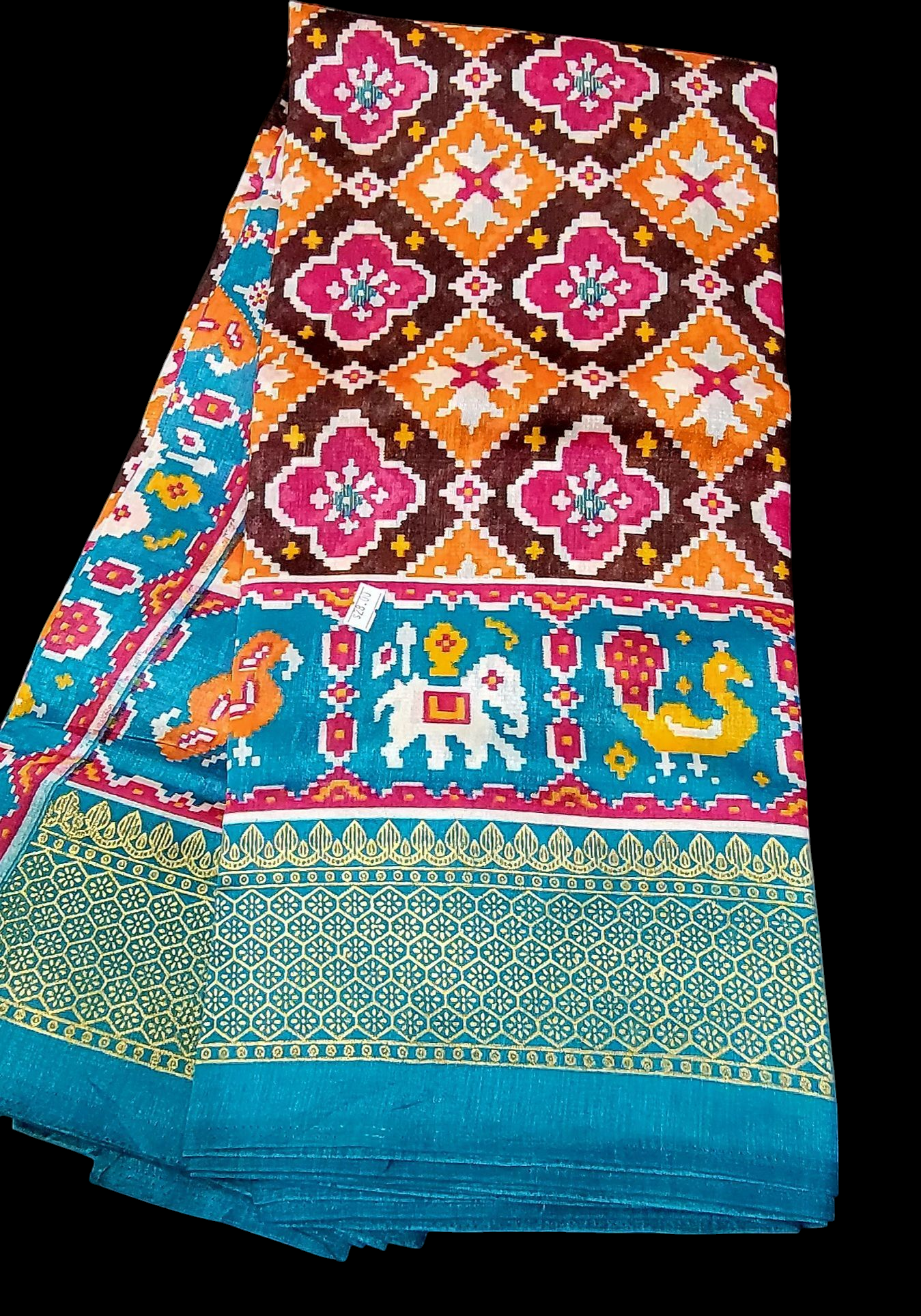 Budget friendly Sarees- Ikkat Print Sarees - Cotton Silk - Fancy Sarees