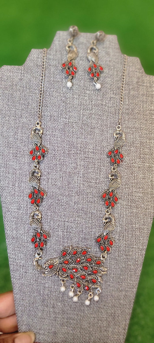 Oxidized Neck set with Earings