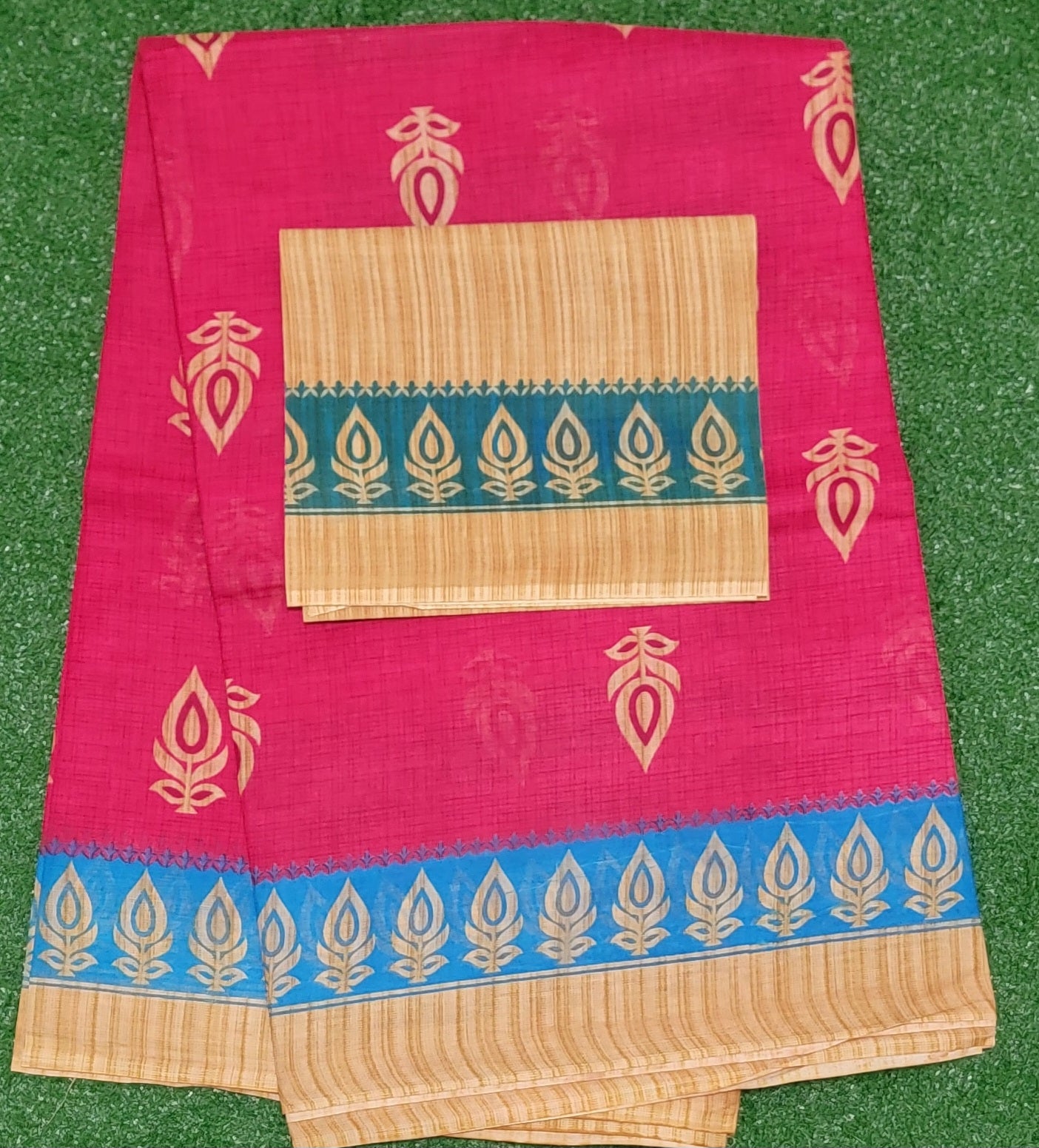 Pure Cotton Sarees with blouse piece