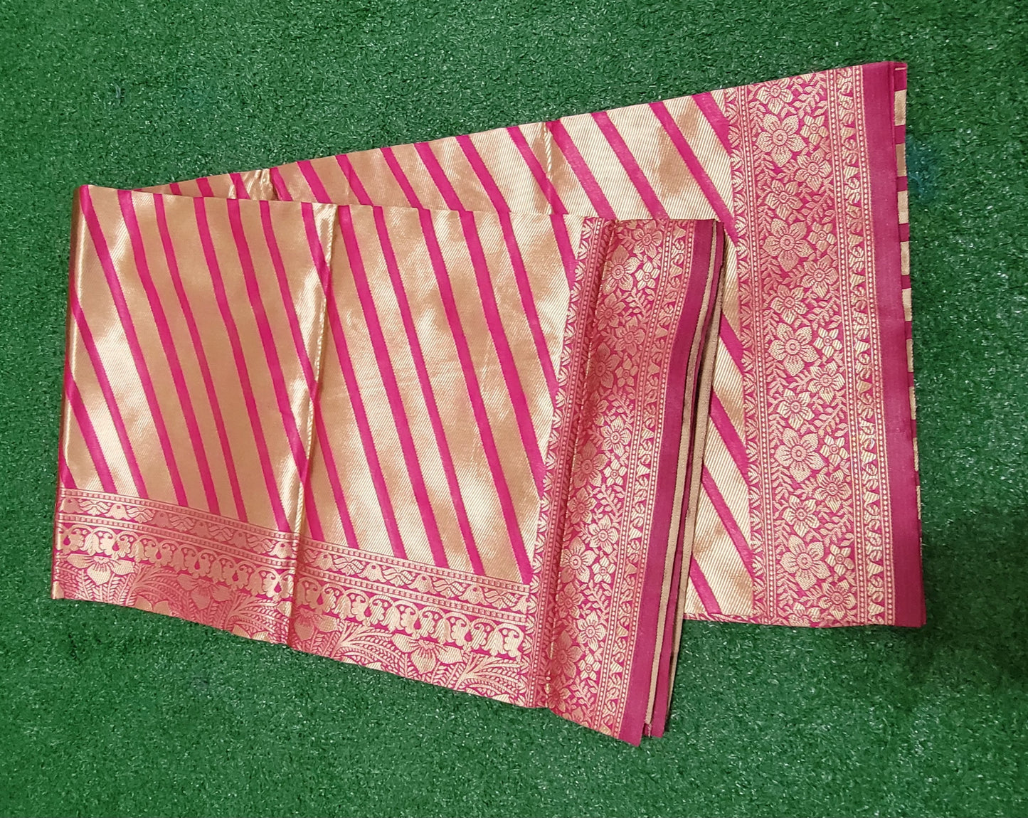 Fancy Soft Silk Saree - Pink