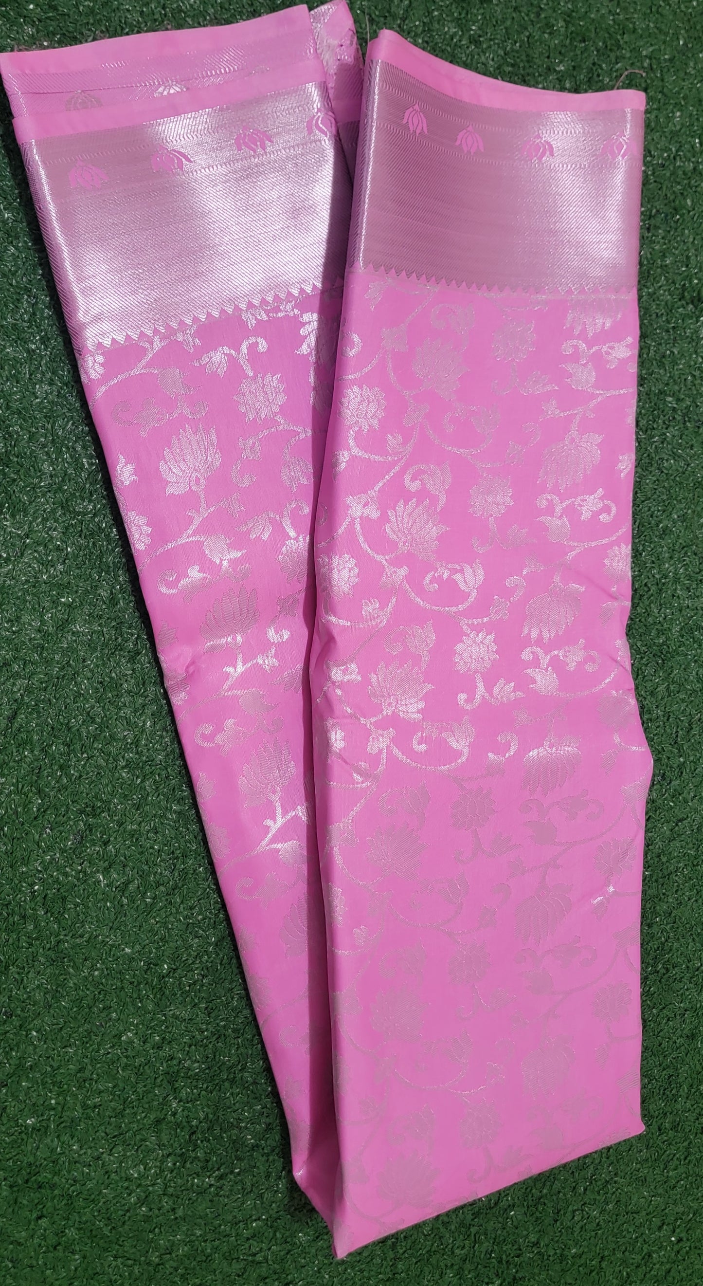 Beautiful Baby Pink Color Soft Silk Sarees - Self Color