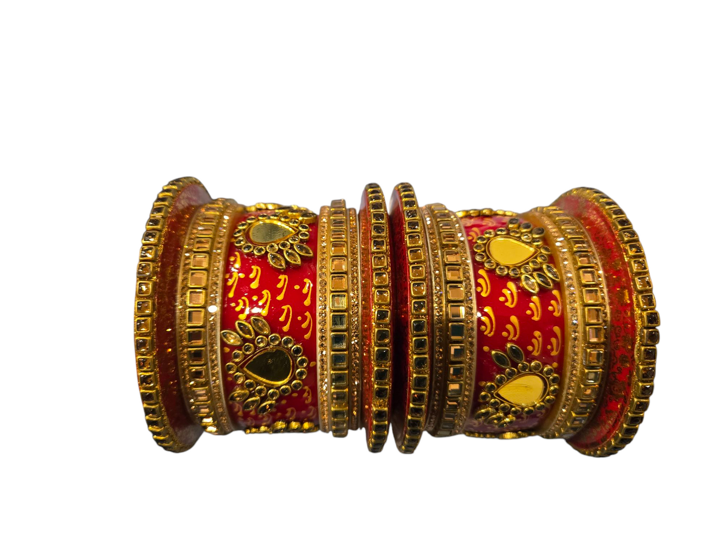 Bridal churiya sets - Maroon Red - 2.4