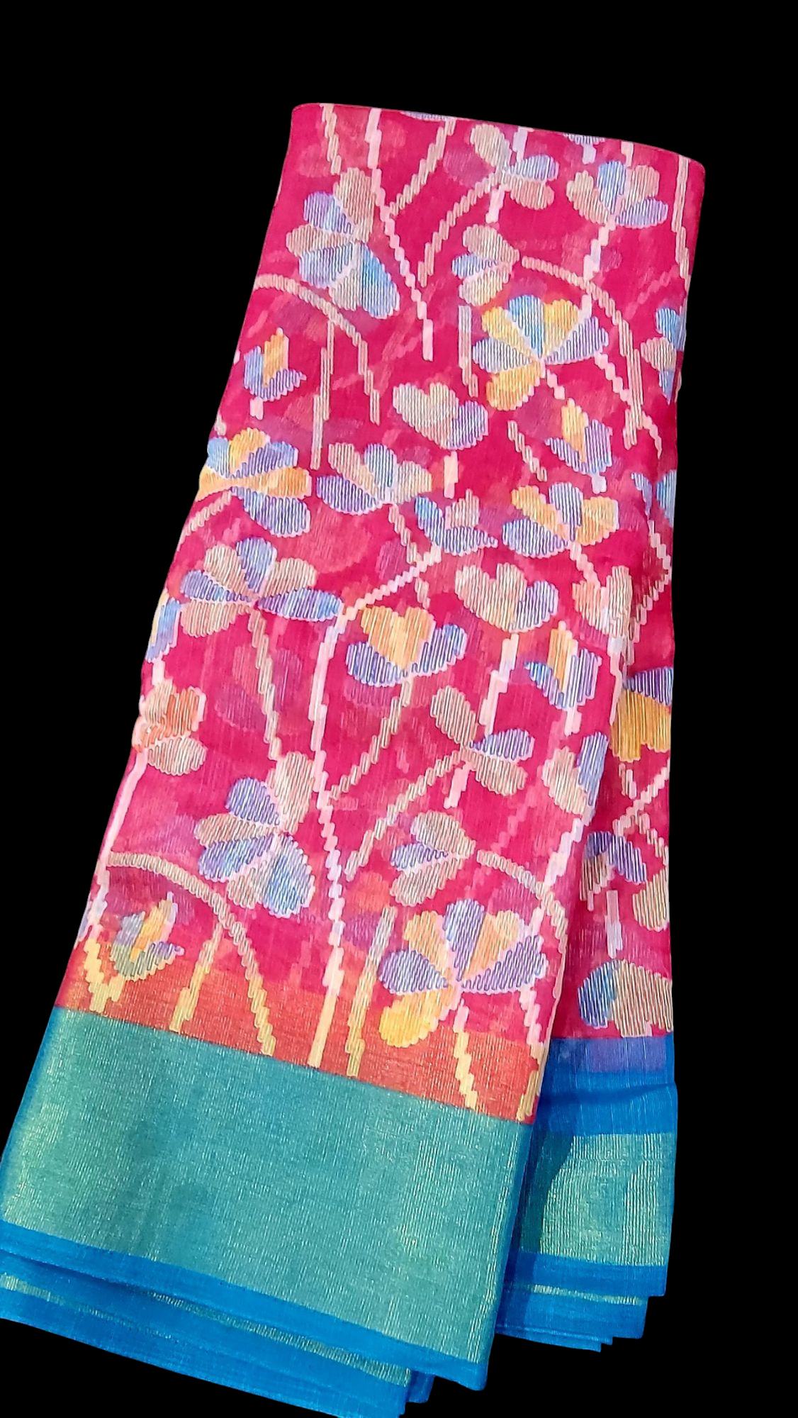 Budget friendly Sarees- Ikkat Print Sarees - Cotton Silk - Fancy Sarees