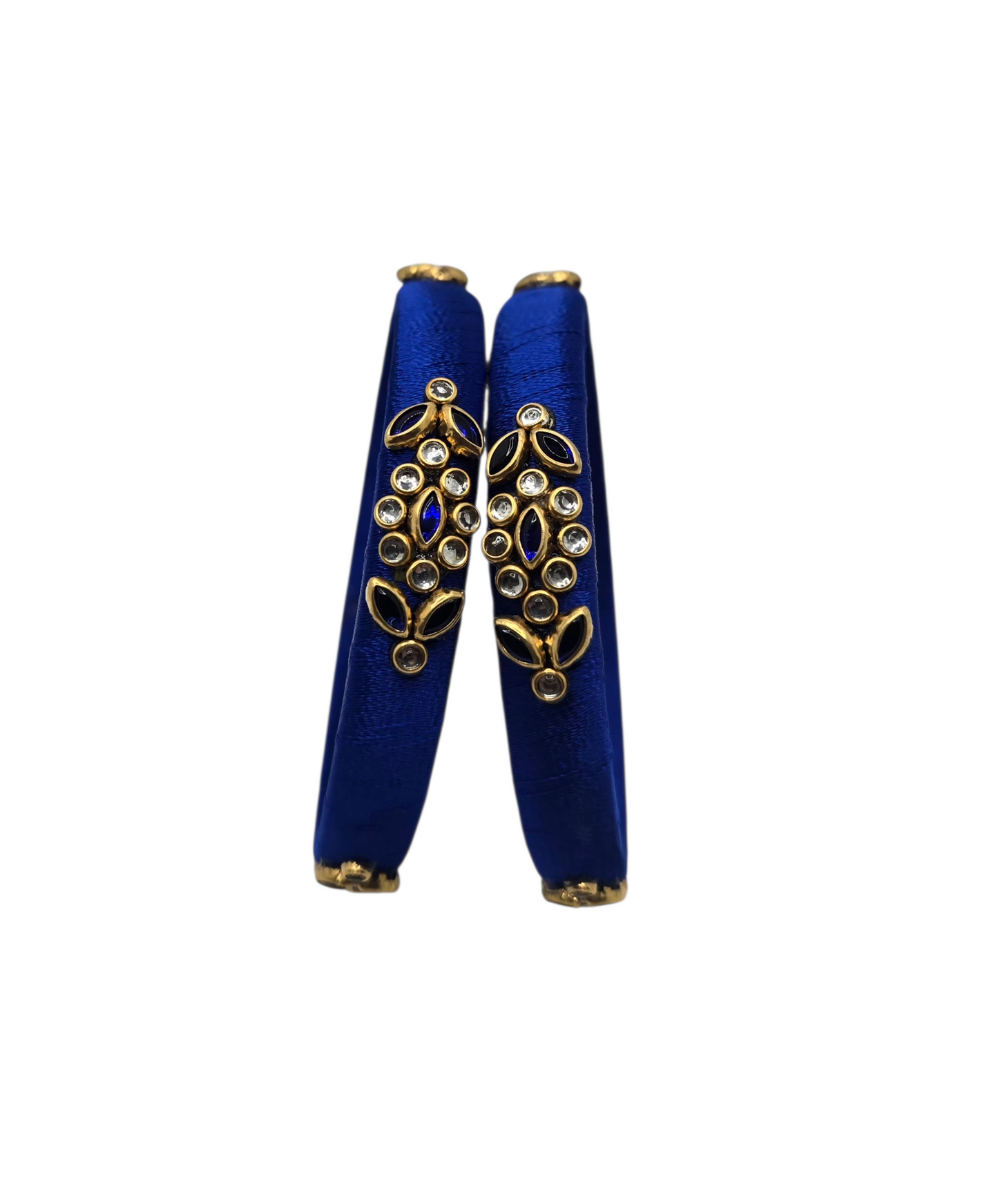 Beautiful Silk Thread Pair Bangles - 2.6