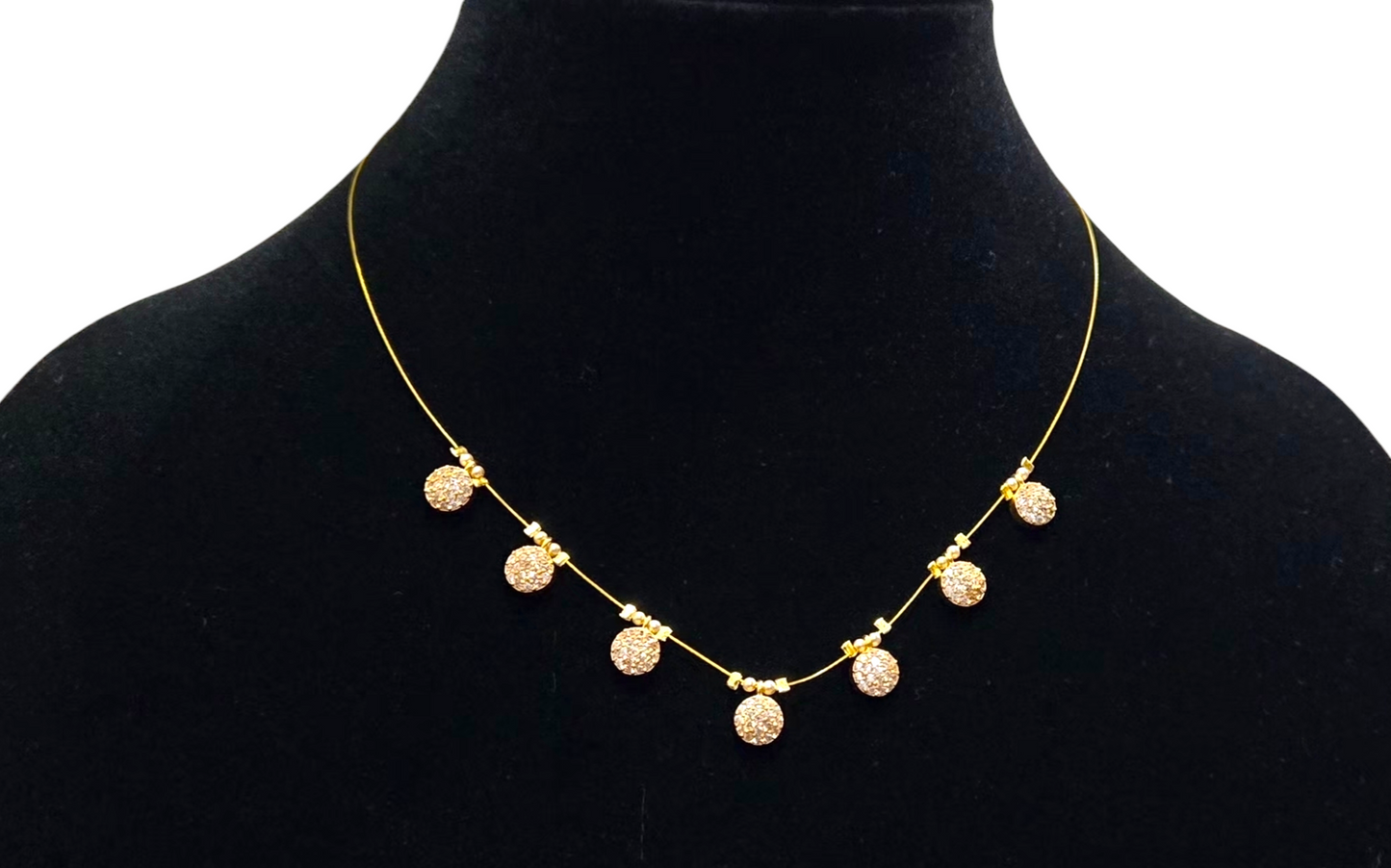 Chandrika sparkling pendent Necklace