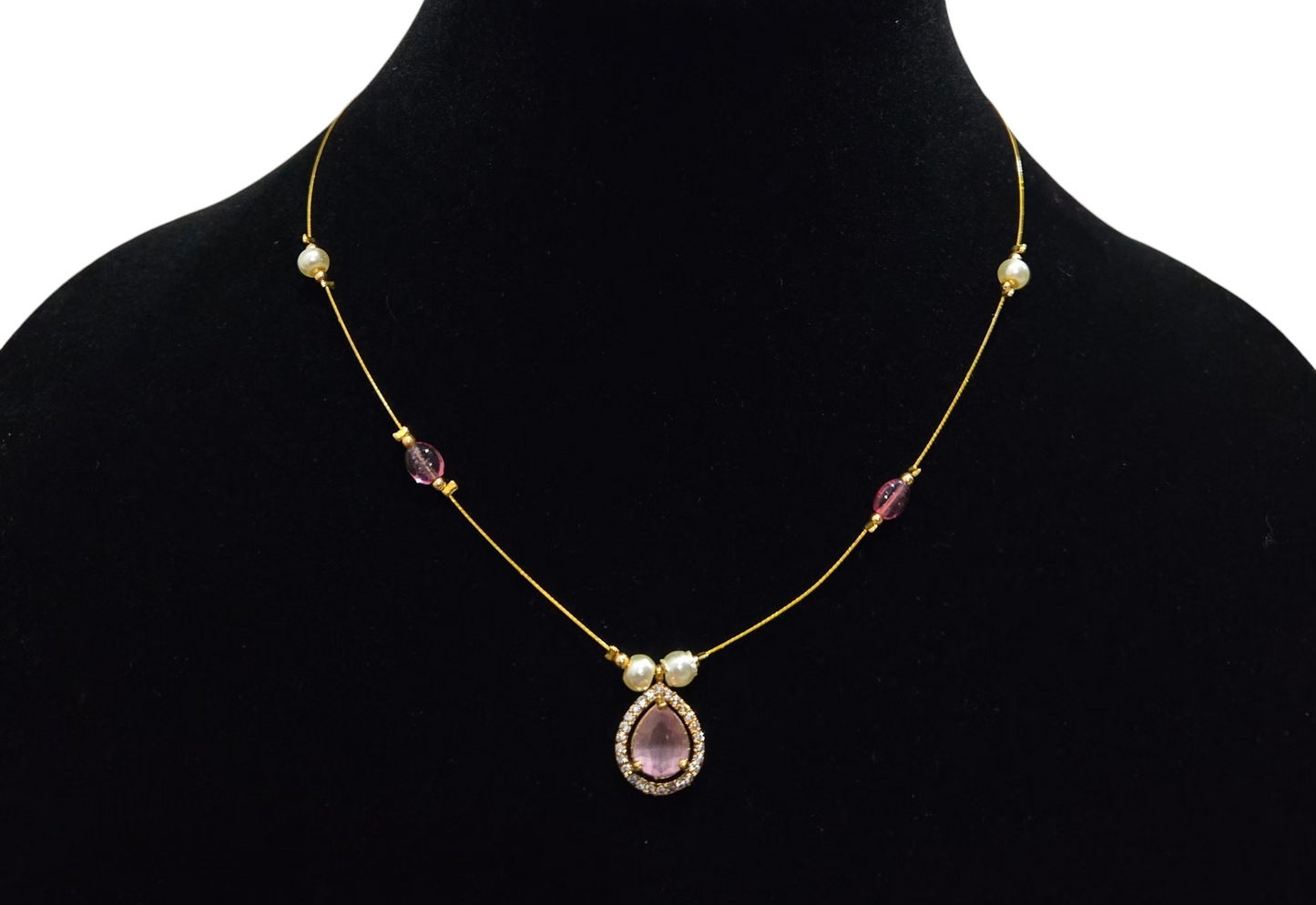 Nayantara simple drop necklace