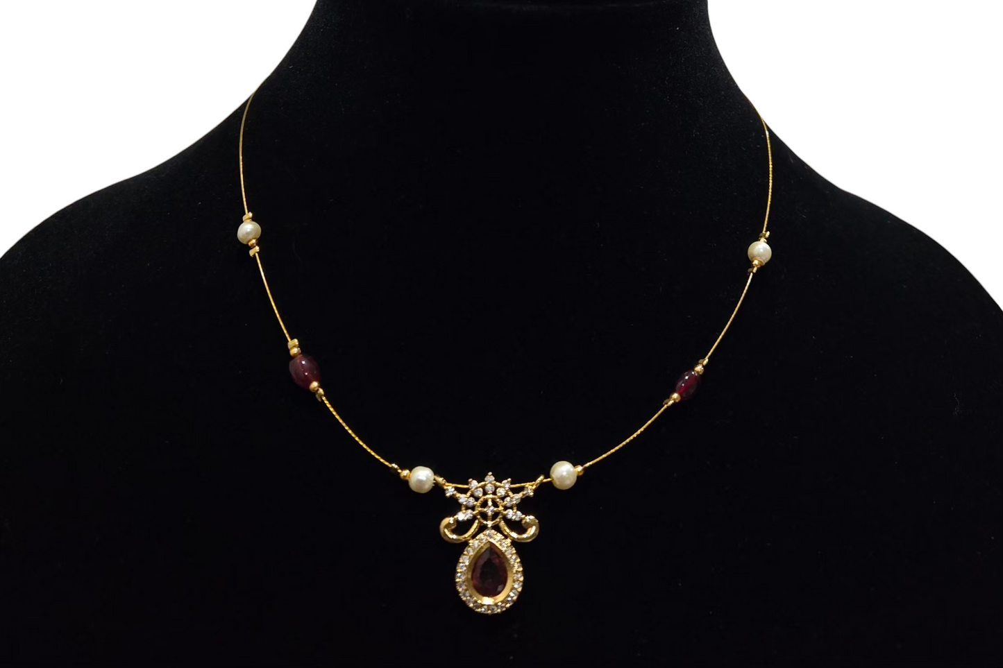 Nayantara Drop Pendant Necklace