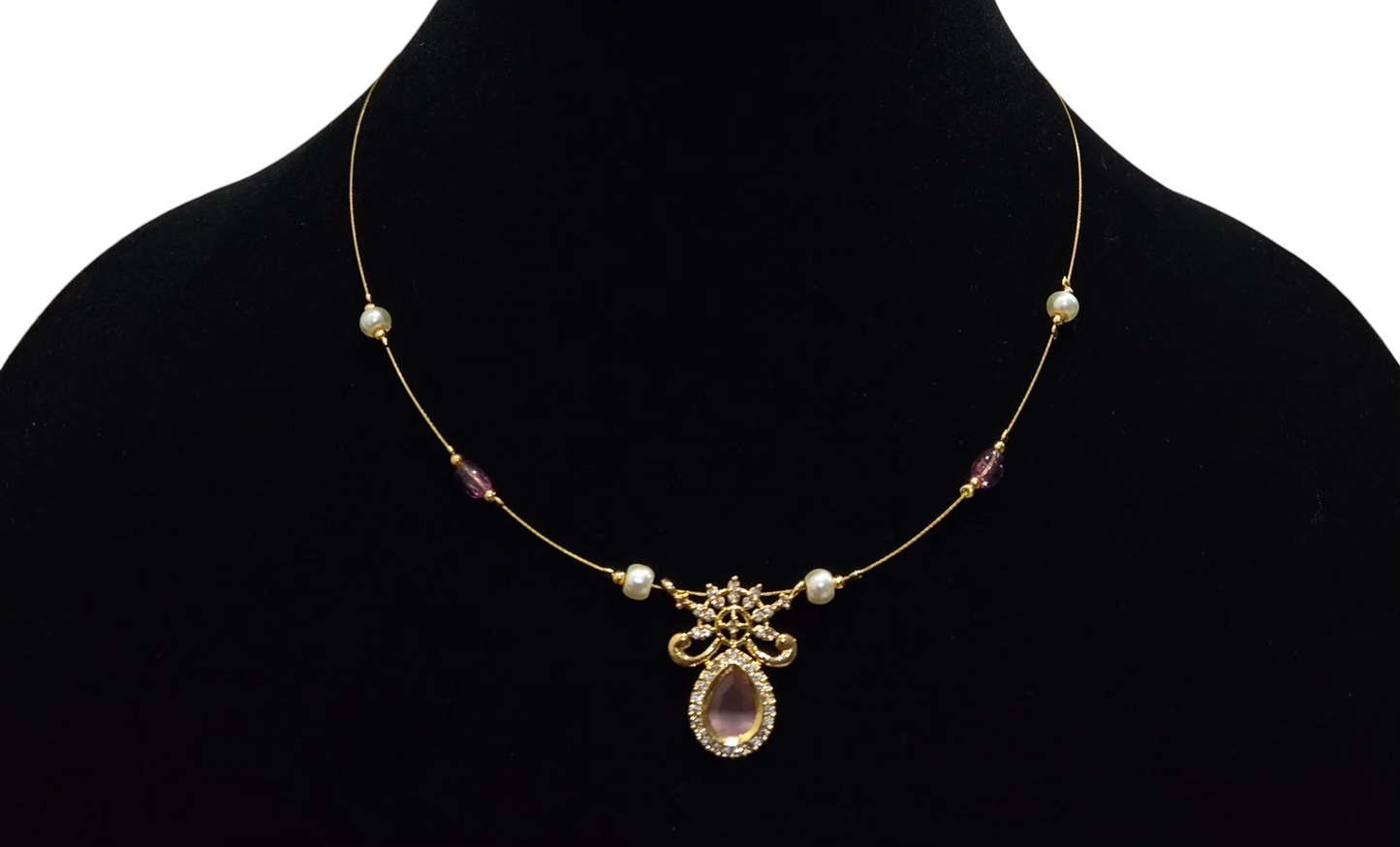 Nayantara Drop Pendant Necklace