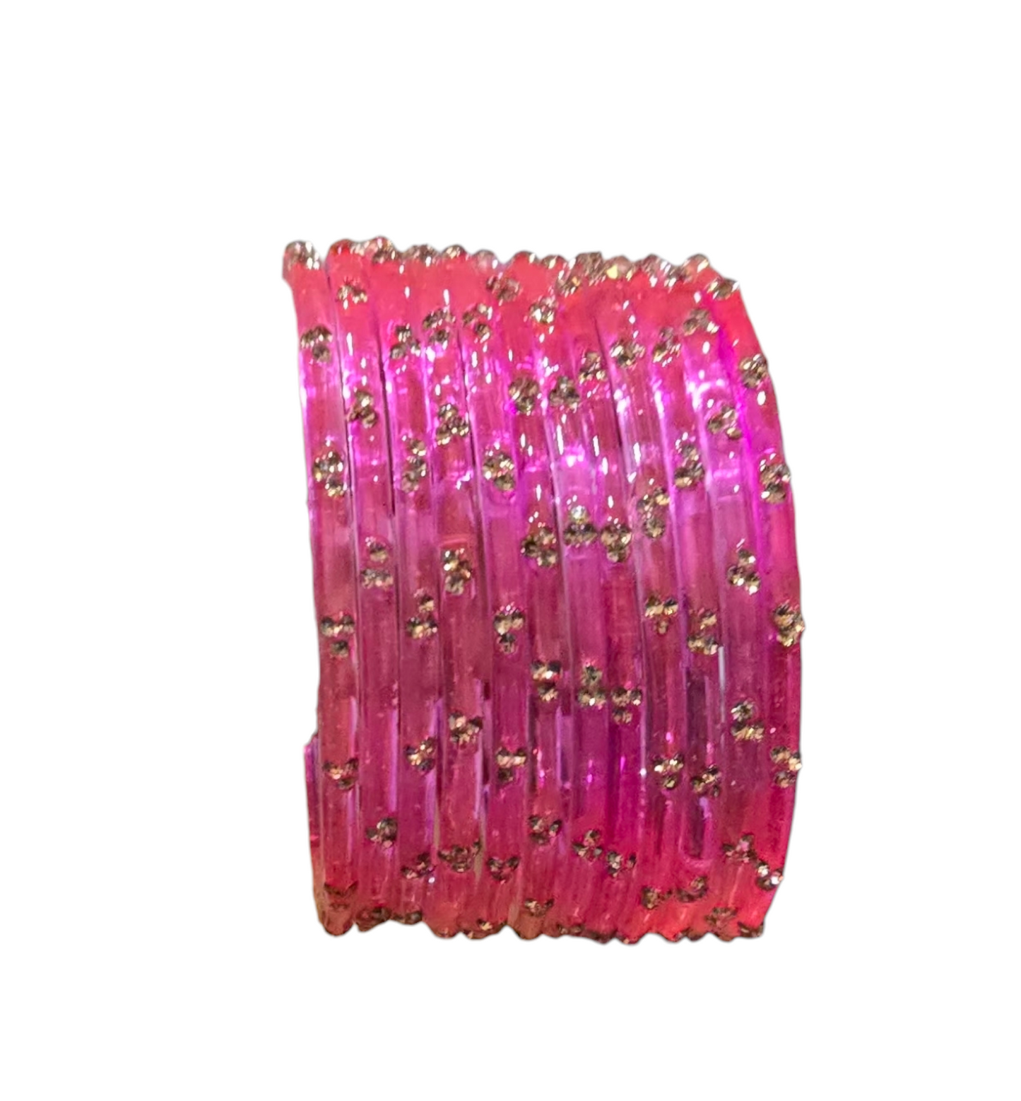 Premium quality stoned raindrop glass bangles
