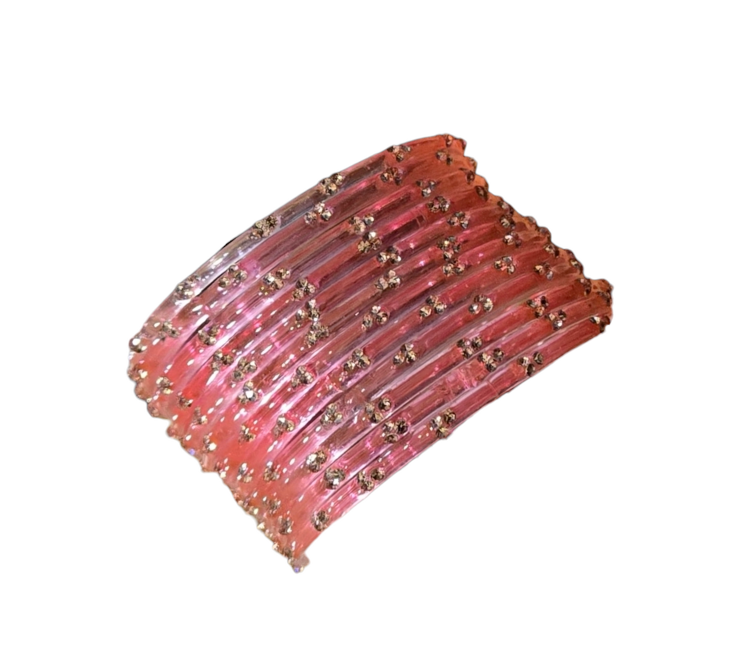 Premium quality stoned raindrop glass bangles