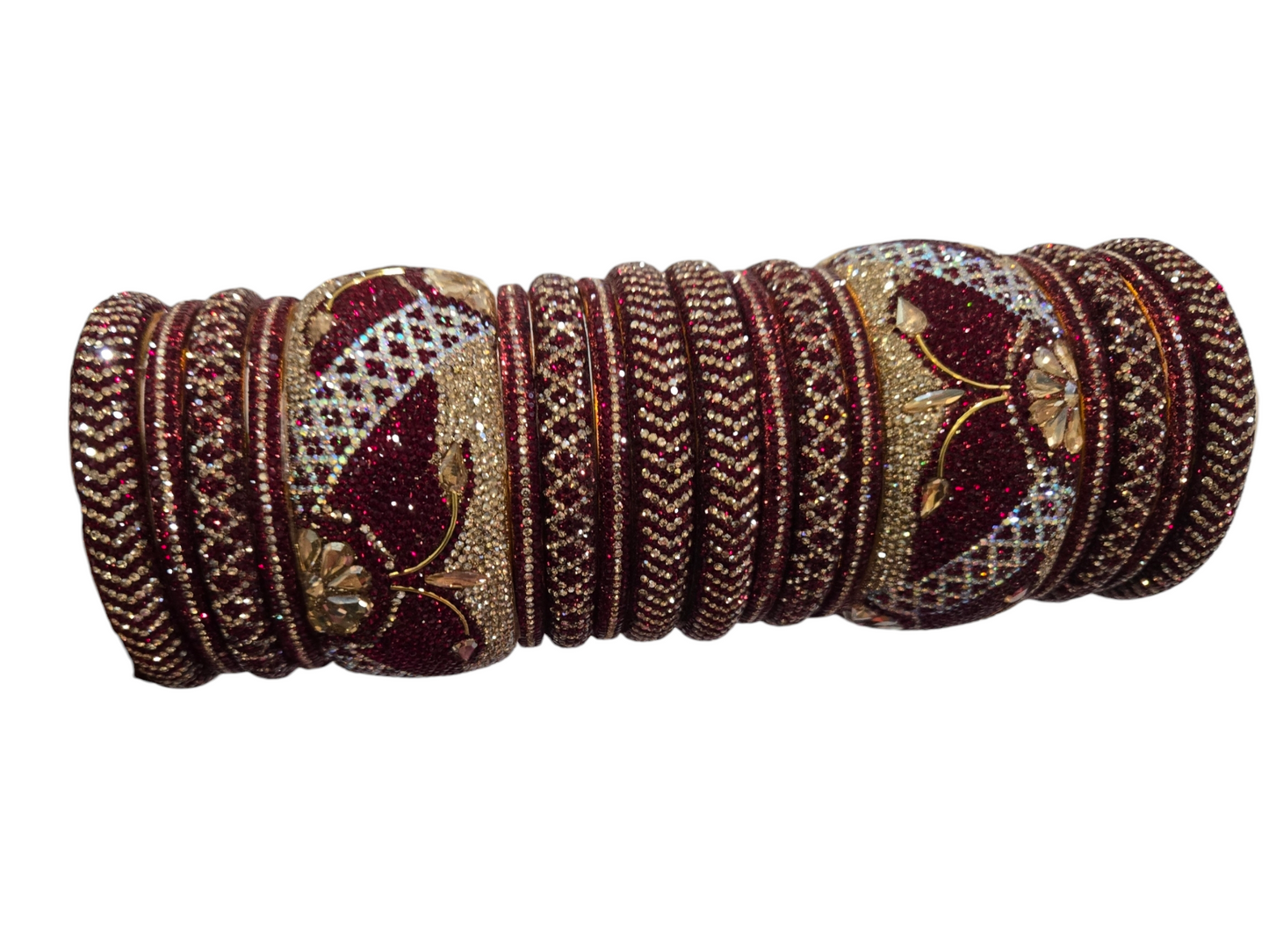Beautiful and heavy quality chutiya set / Bangles set - Multi color