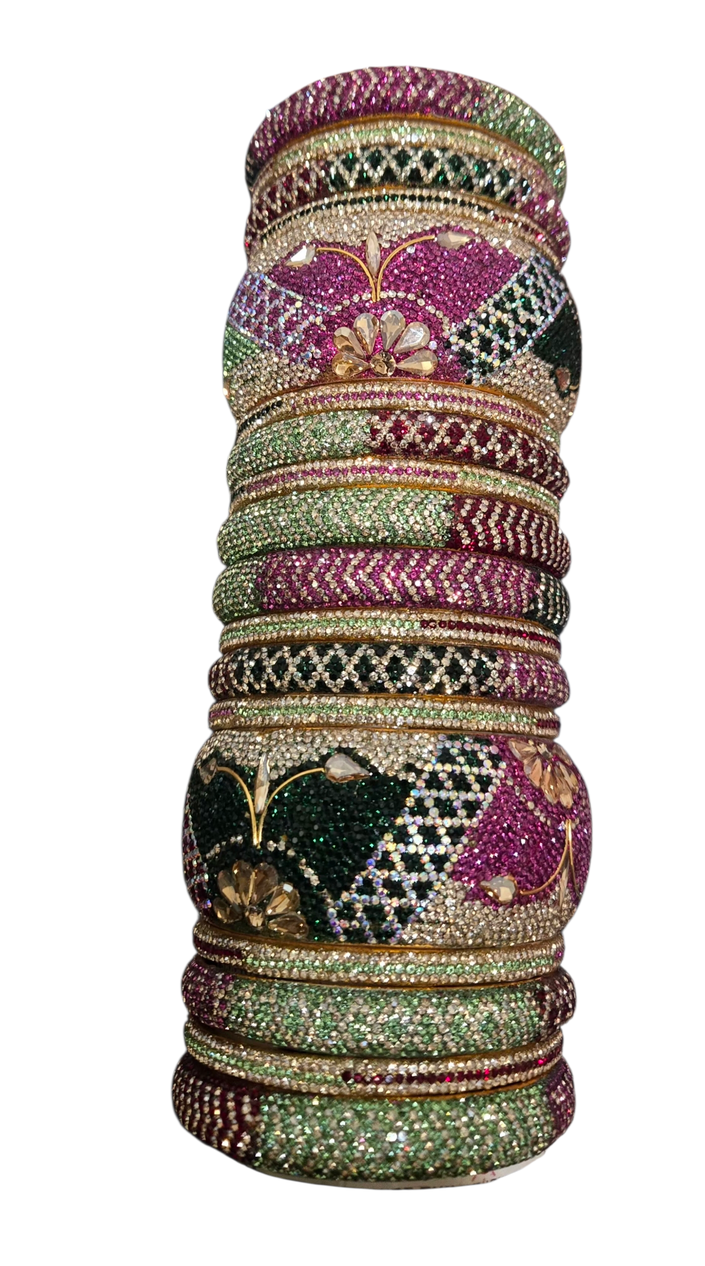 Beautiful and heavy quality chutiya set / Bangles set - Multi color