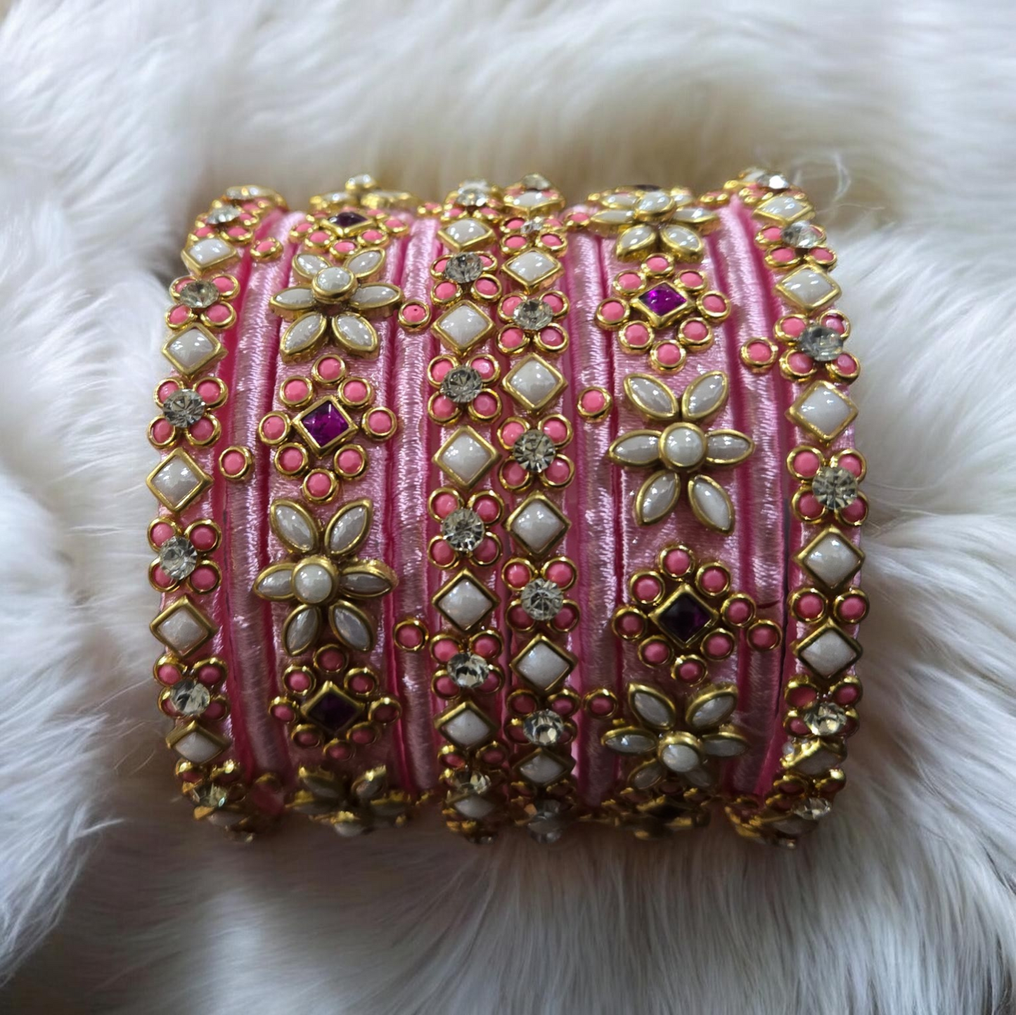 Beautiful handmade bangle set - Size 2.6