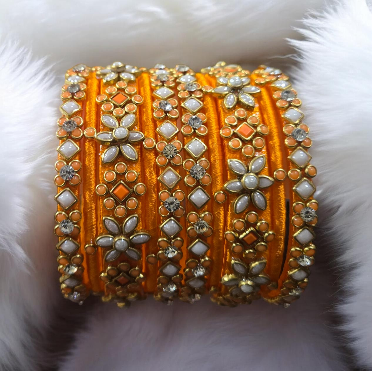 Beautiful handmade bangle set - Size 2.6