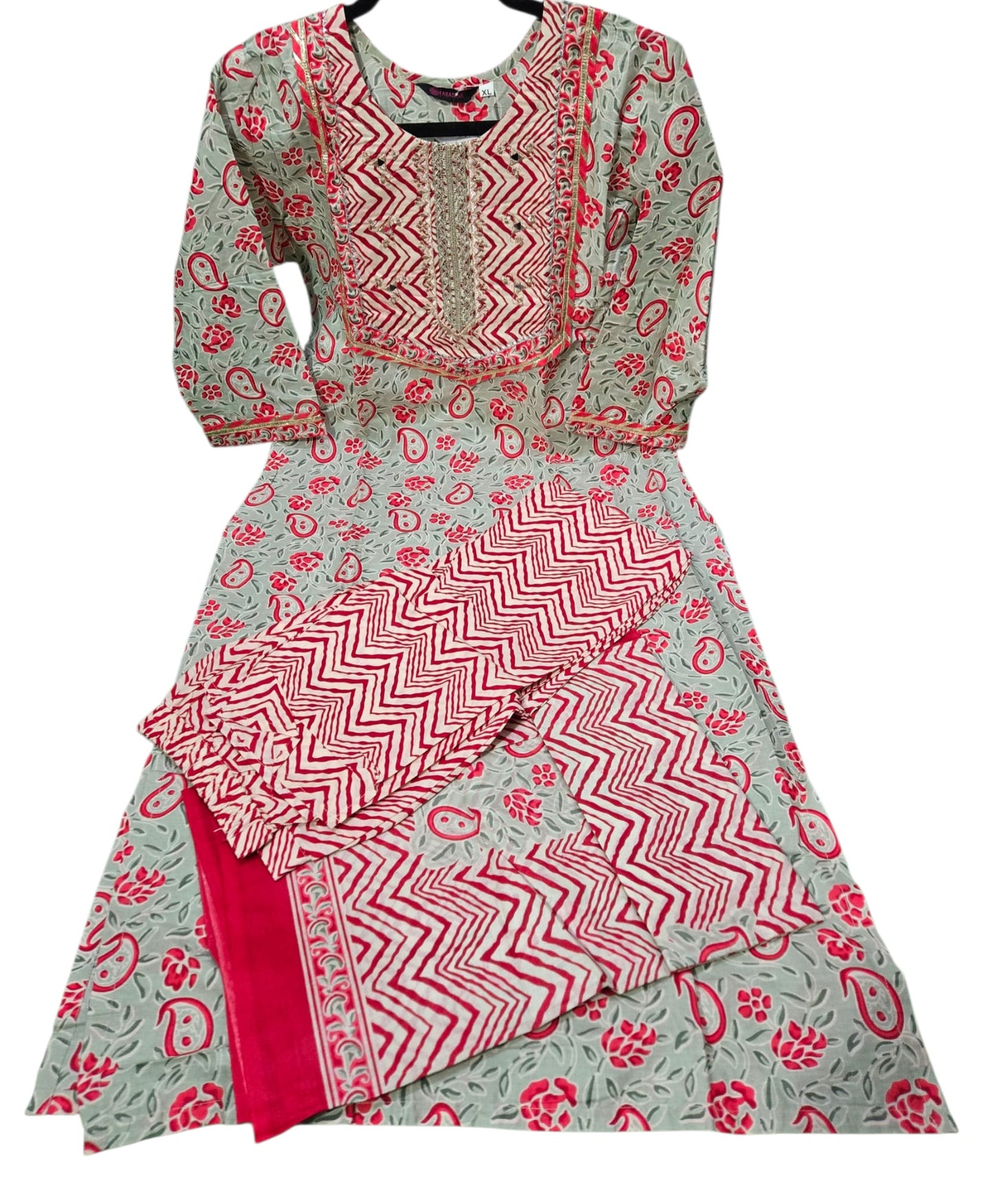 Women 3 pc set in pure cotton - Medium Size