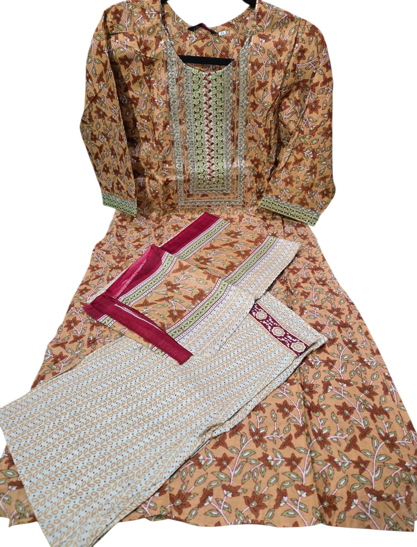 Women 3 pc set in pure cotton - Medium Size