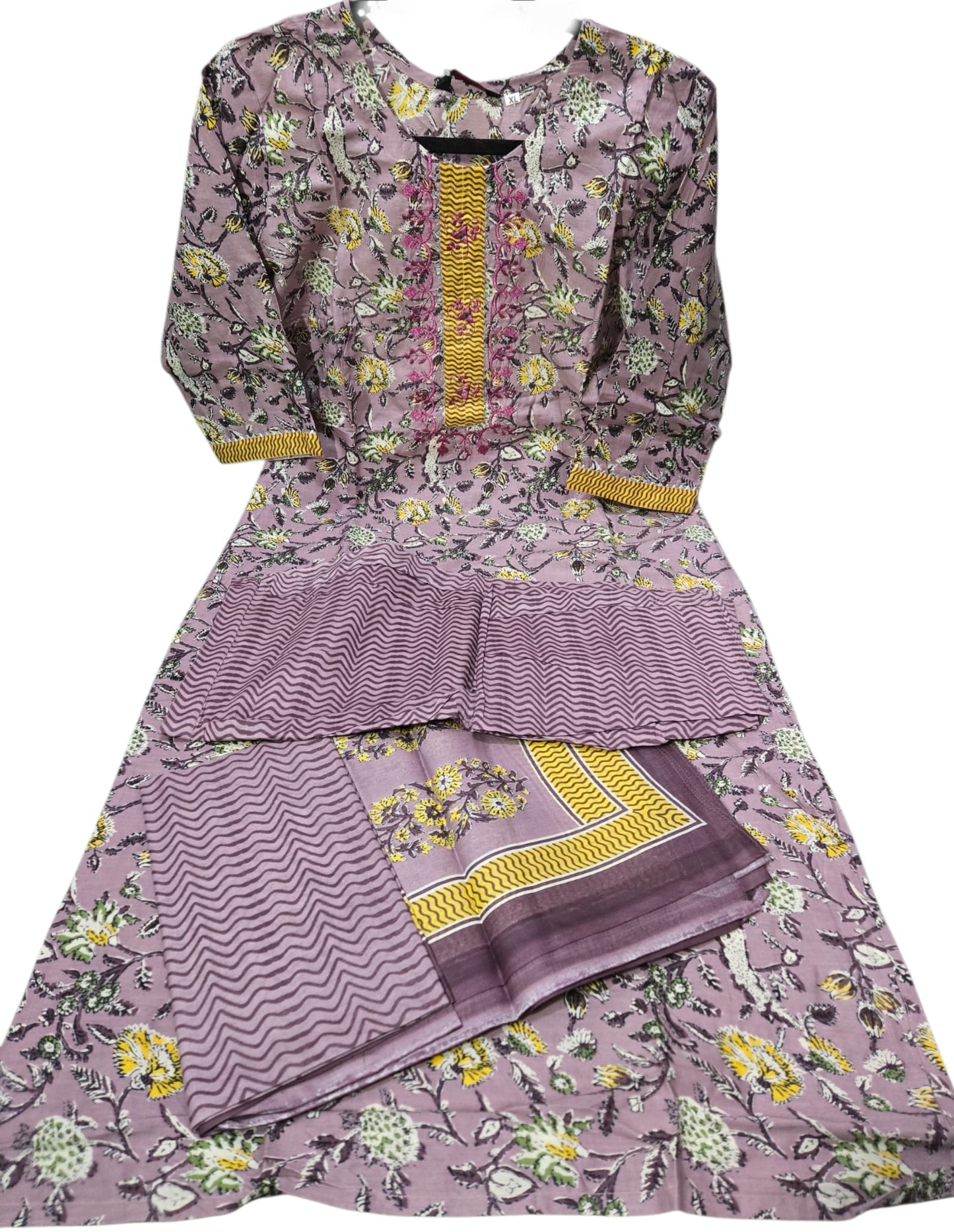 Women 3 pc set in pure cotton - Medium Size