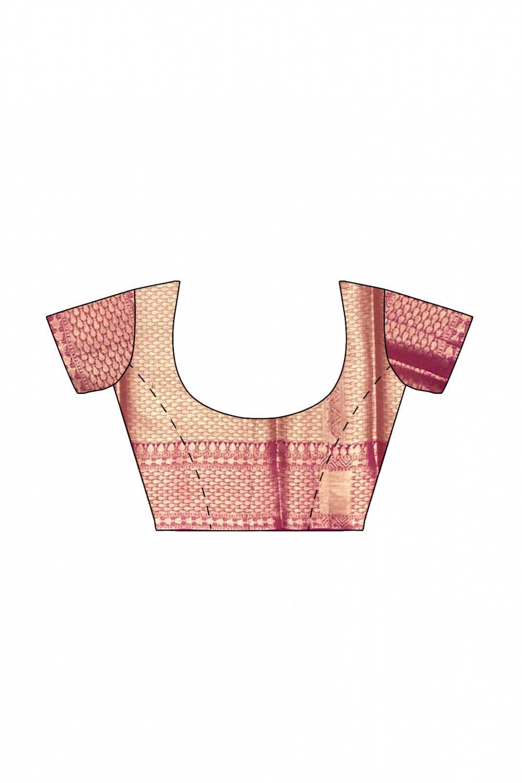 Kanchi Pattu Tissue Silk Saree - Pink