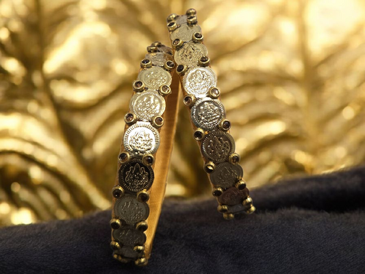 Handmade kasu bangles