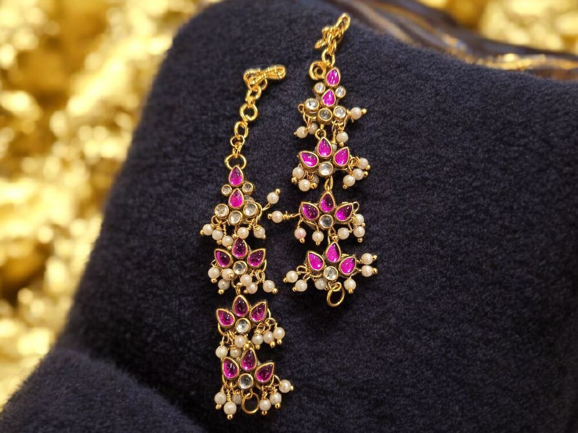 Handmade ear maatilu or ear chains