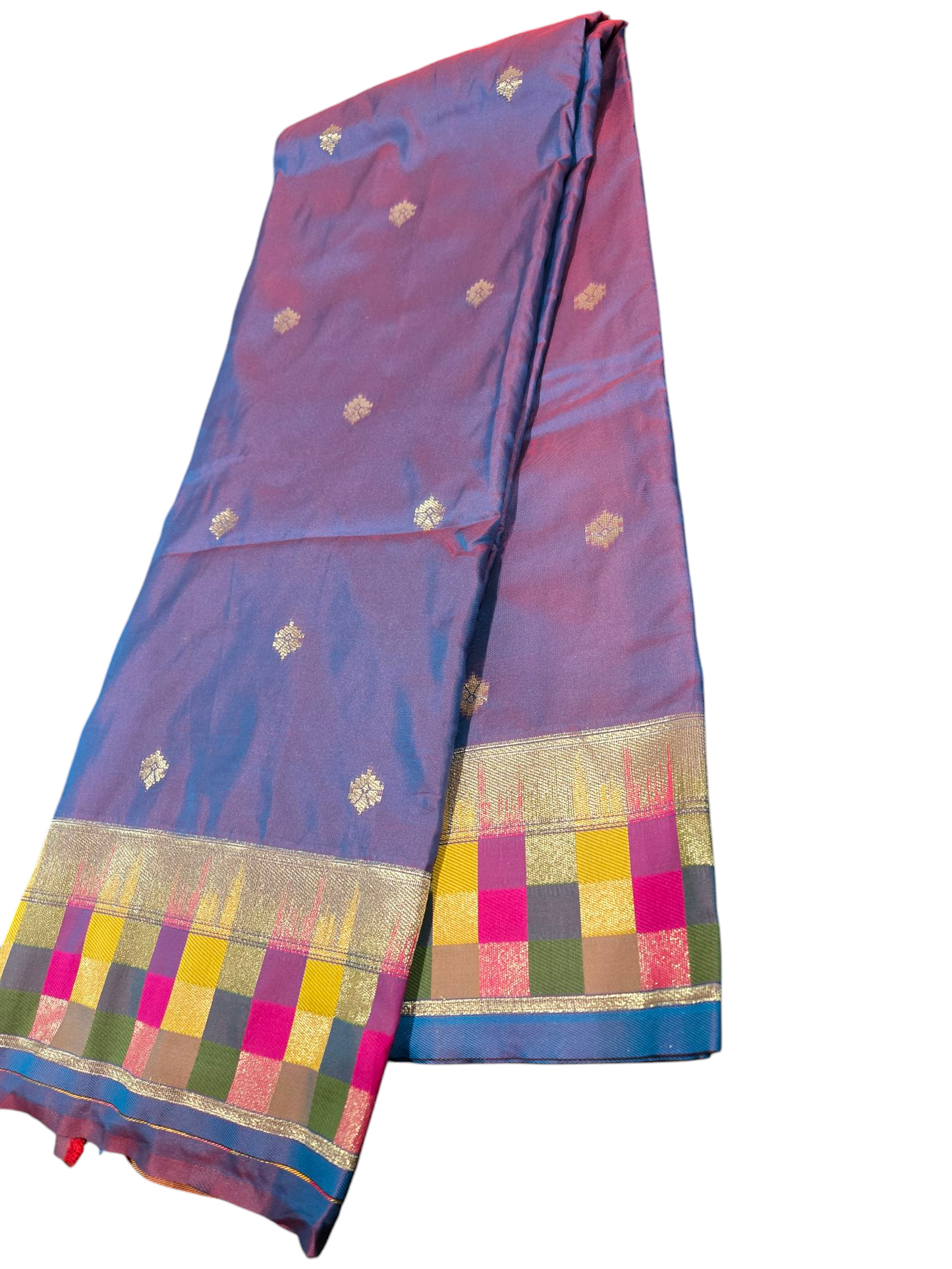Beautiful Soft Sitara Silk Saree - Kalanetha Deluge with brick shade