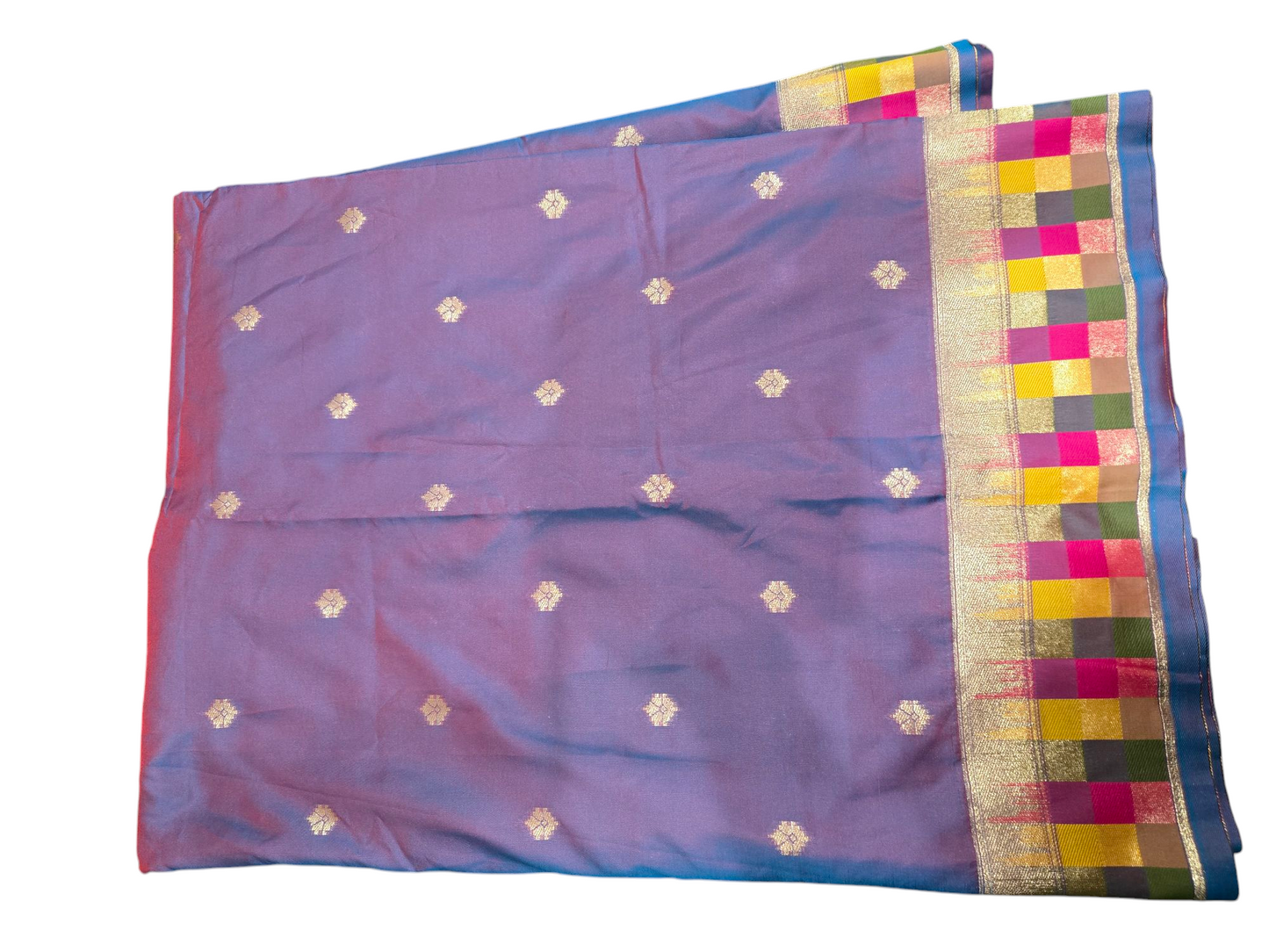 Beautiful Soft Sitara Silk Saree - Kalanetha Deluge with brick shade