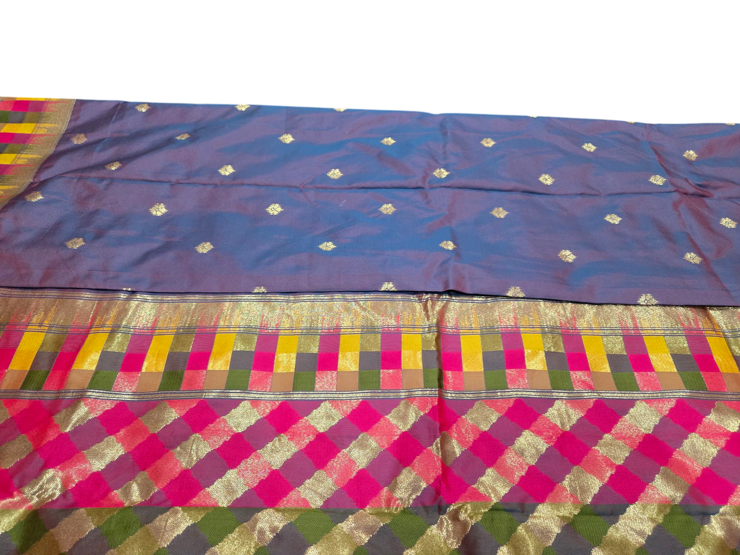 Beautiful Soft Sitara Silk Saree - Kalanetha Deluge with brick shade