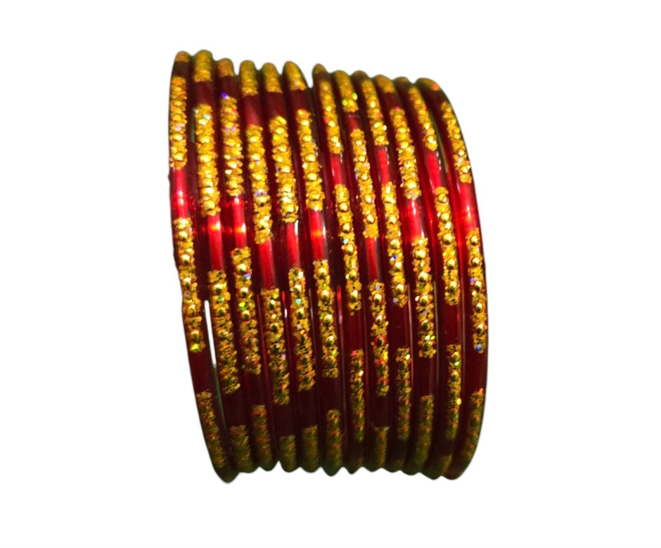 Traditional glass bangles