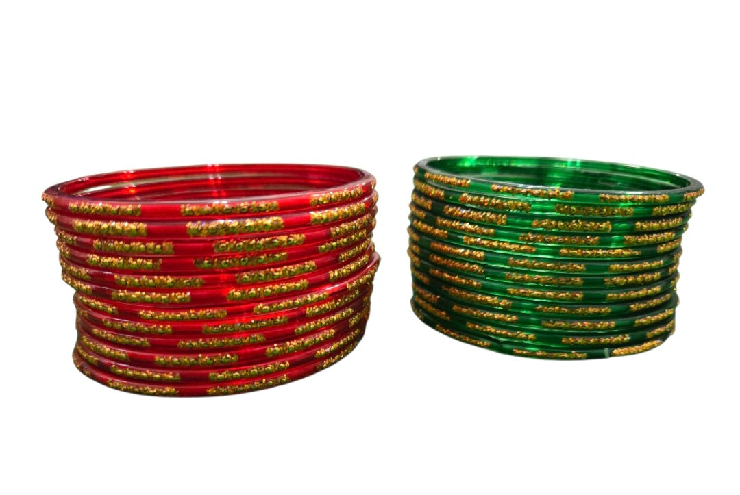 Traditional glass bangles