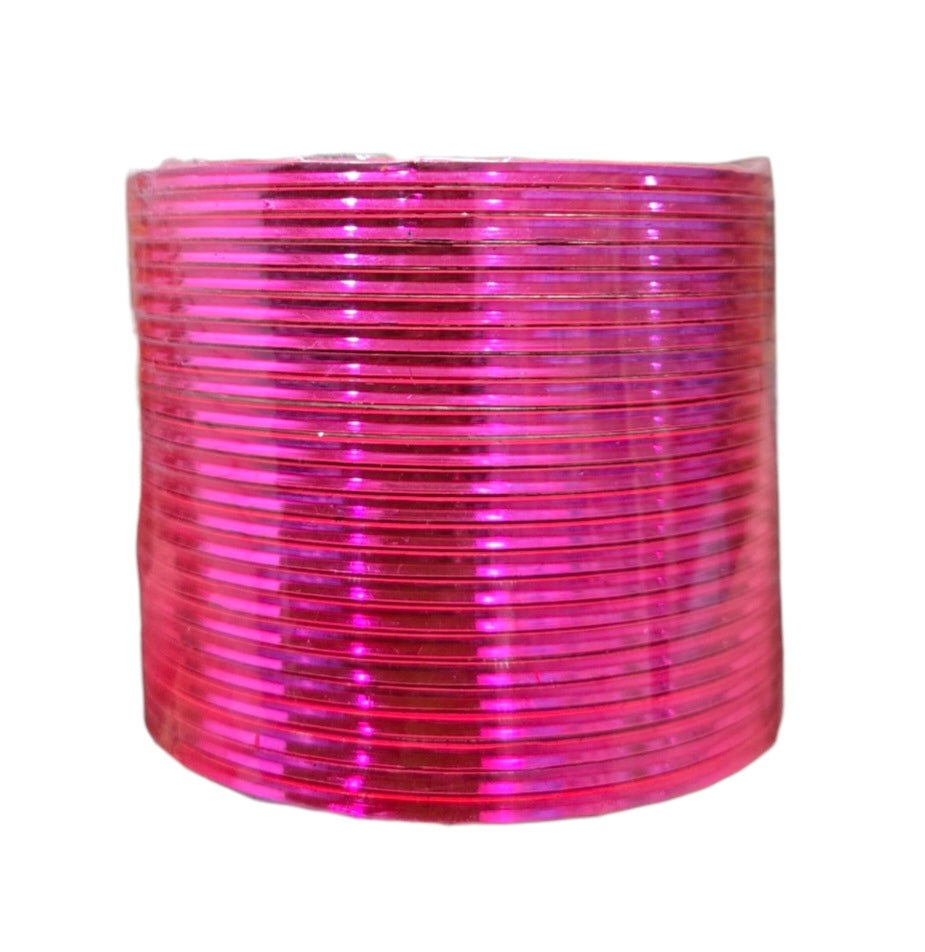 Plain glossy metal bangles