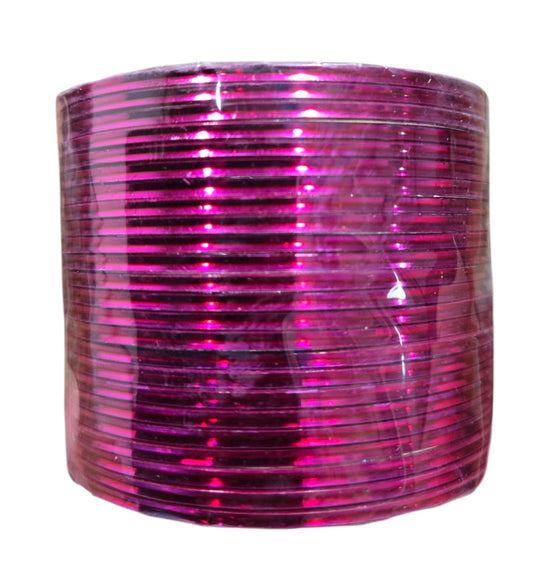 Plain glossy metal bangles