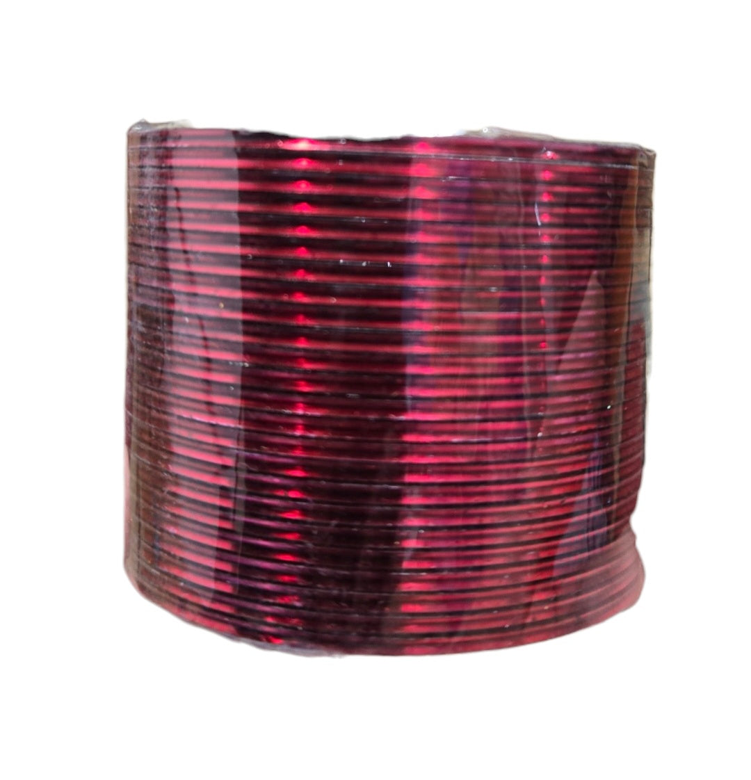 Plain glossy metal bangles