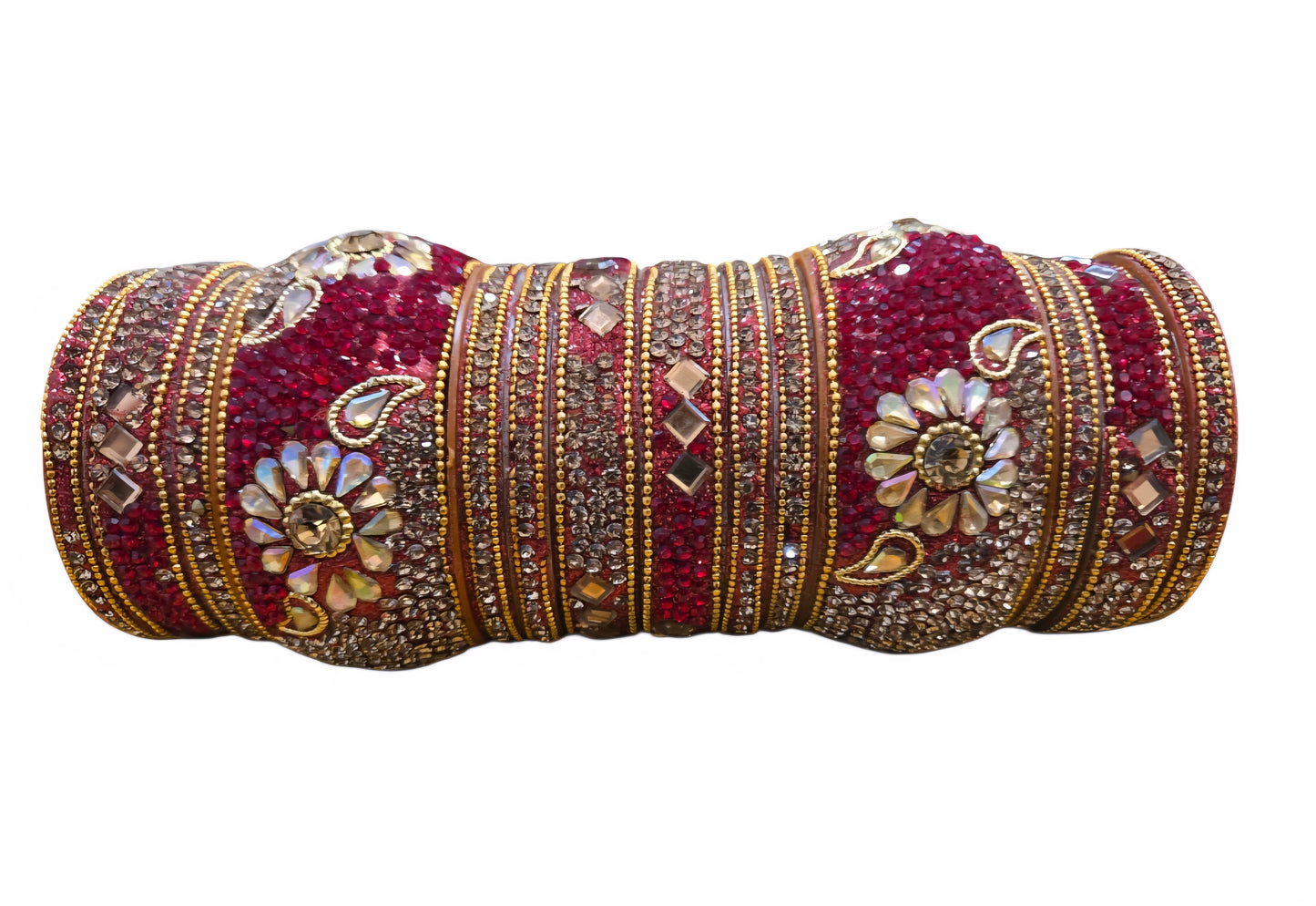 Heavy stone bangle/ chudi sets