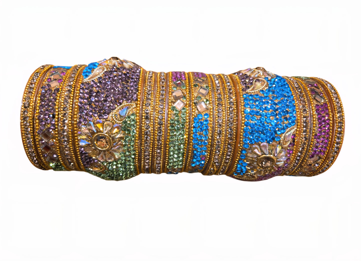 Heavy stone bangle/ chudi sets