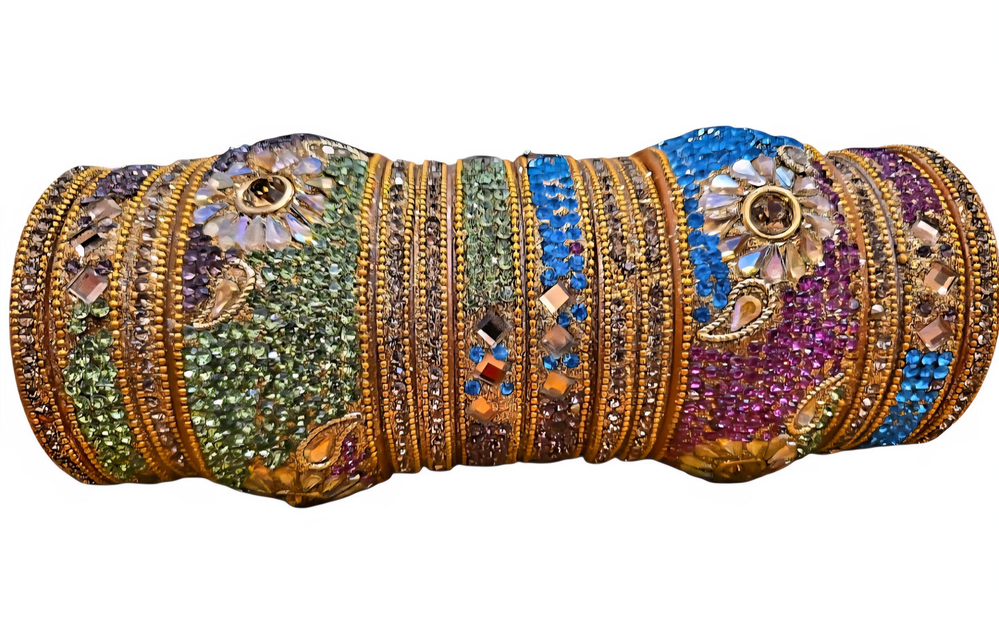 Heavy stone bangle/ chudi sets
