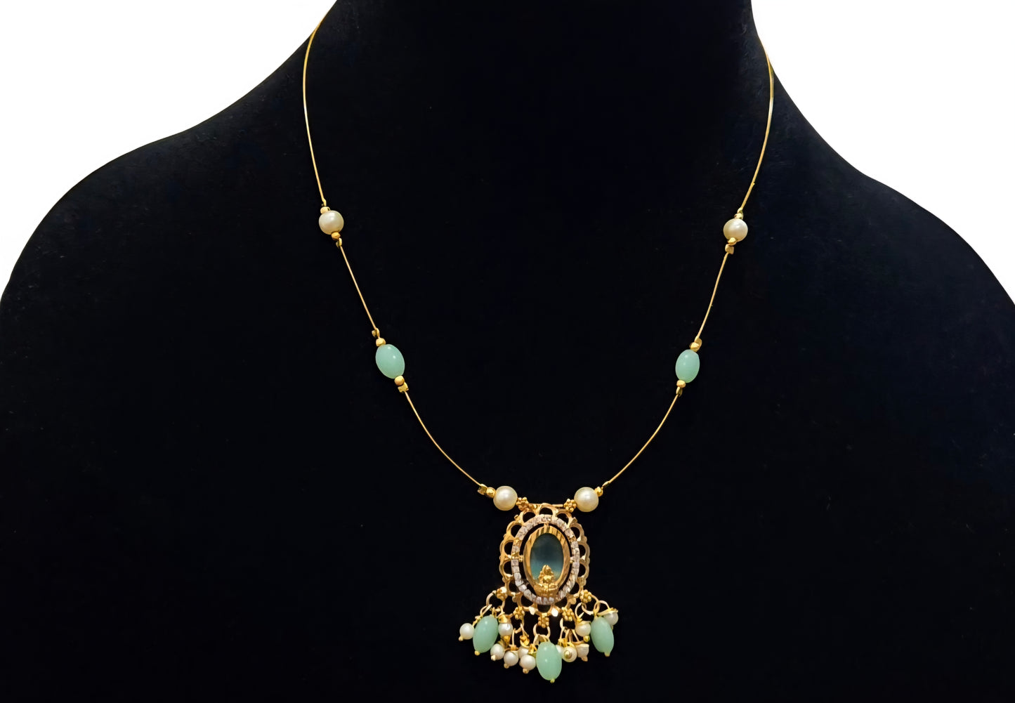 Traditional lakshmi Grace Temple Necklace